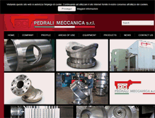 Tablet Screenshot of pedralimeccanica.com